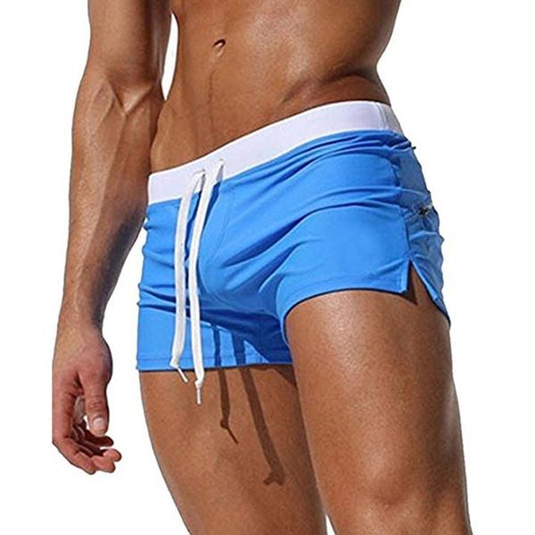 Summer Men Fashion Swimwear Swimming Trunks