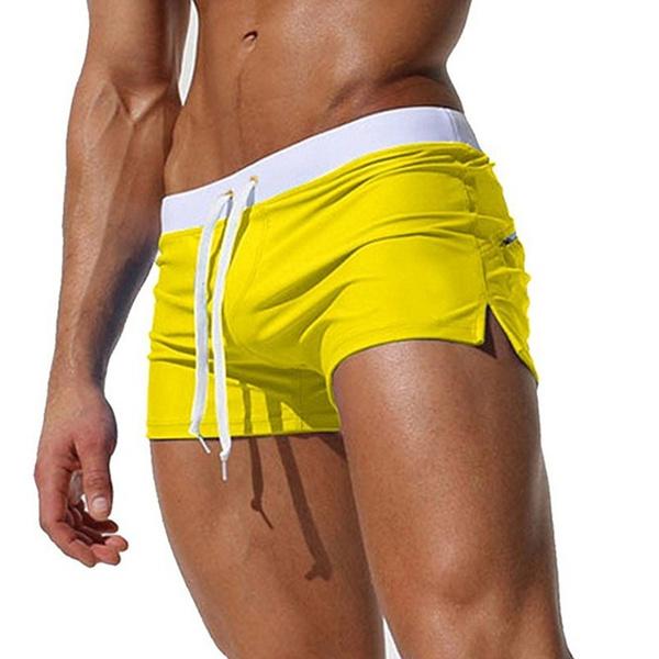 Summer Men Fashion Swimwear Swimming Trunks
