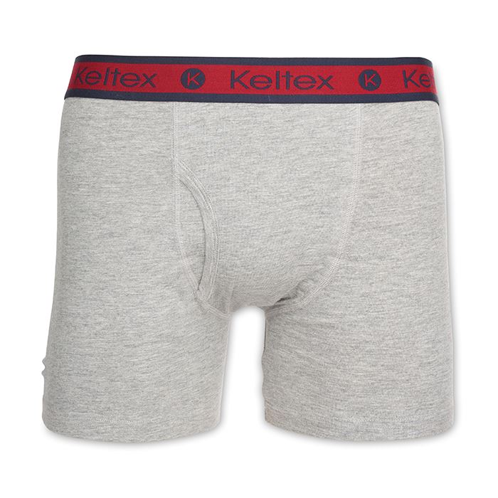 3-Pack: Keltex Men's Cotton Stretch Boxer Briefs