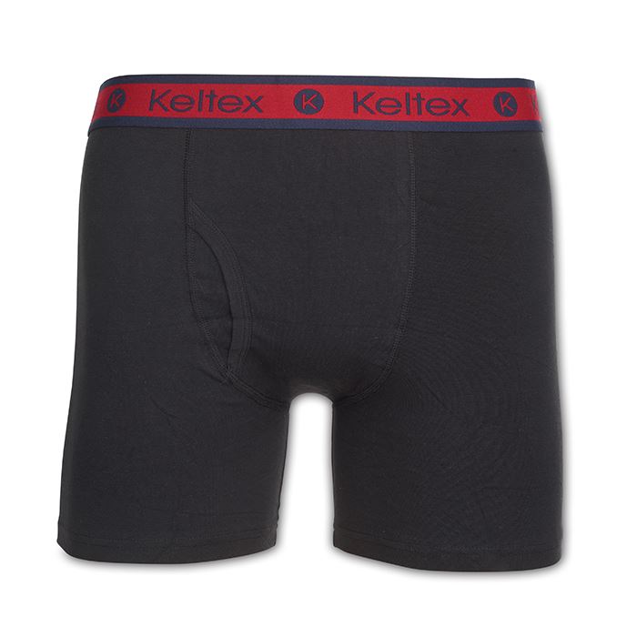 3-Pack: Keltex Men's Cotton Stretch Boxer Briefs