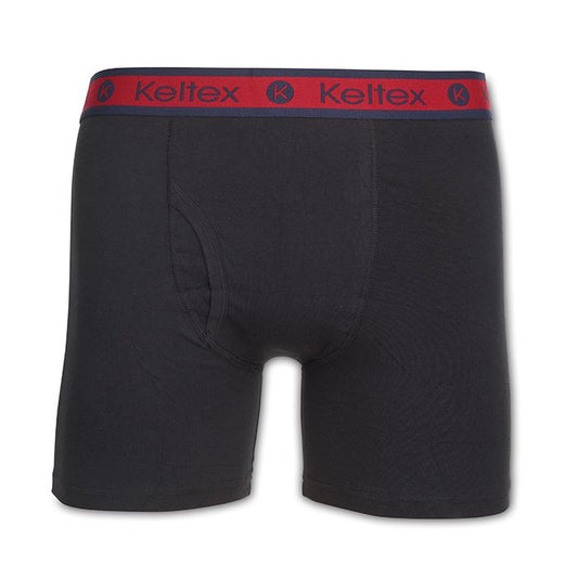 3-Pack: Keltex Men's Cotton Stretch Boxer Briefs