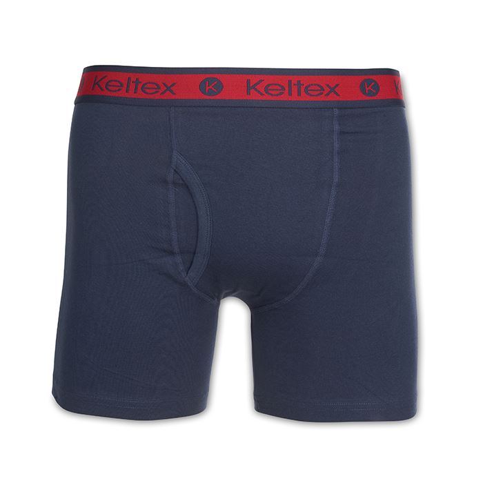 3-Pack: Keltex Men's Cotton Stretch Boxer Briefs