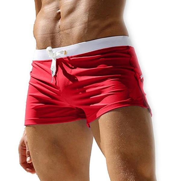 Summer Men Fashion Swimwear Swimming Trunks